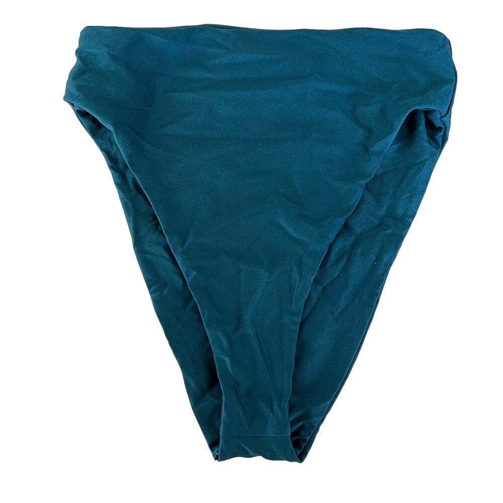 JADE SWIM Incline Bikini Bottom in Teal Sheen NWOT XS - Picture 5 of 6